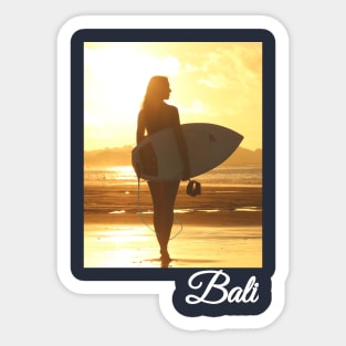 Bali Surfing Sticker